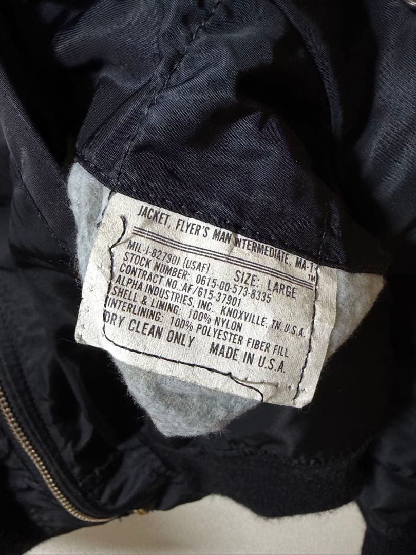 ALPHA INDUSTRIES USA製U.S. AIRFORCE MA-1