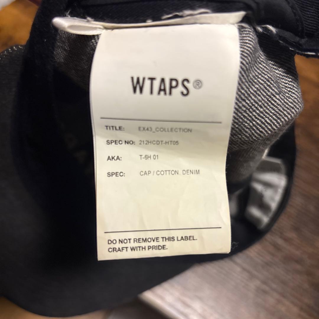 wtaps デニムキャップ　BLK