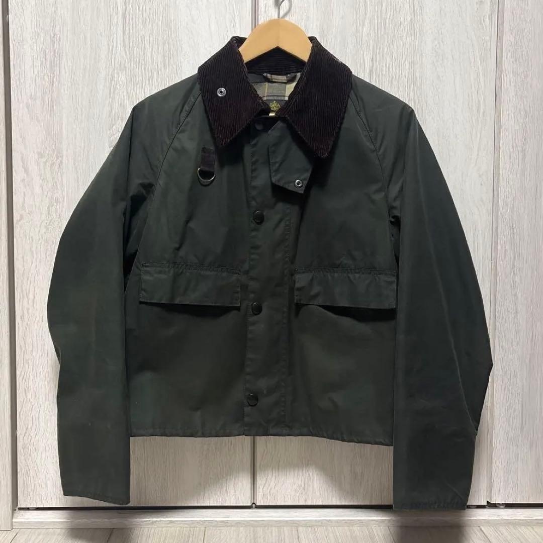 Barbour / spay オイルドショートブルゾン 【未開封オイル缶付き】