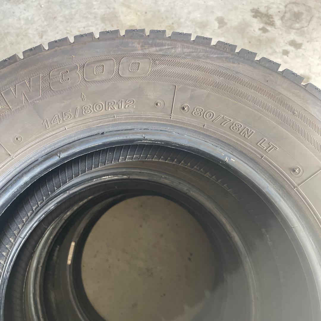 ブリヂストン　スタッドレス 145/80R12 LT 24年製　4本　送料込み
