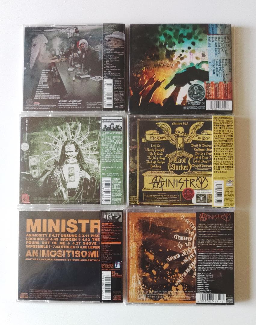 MINISTRY アルバム 6枚セット