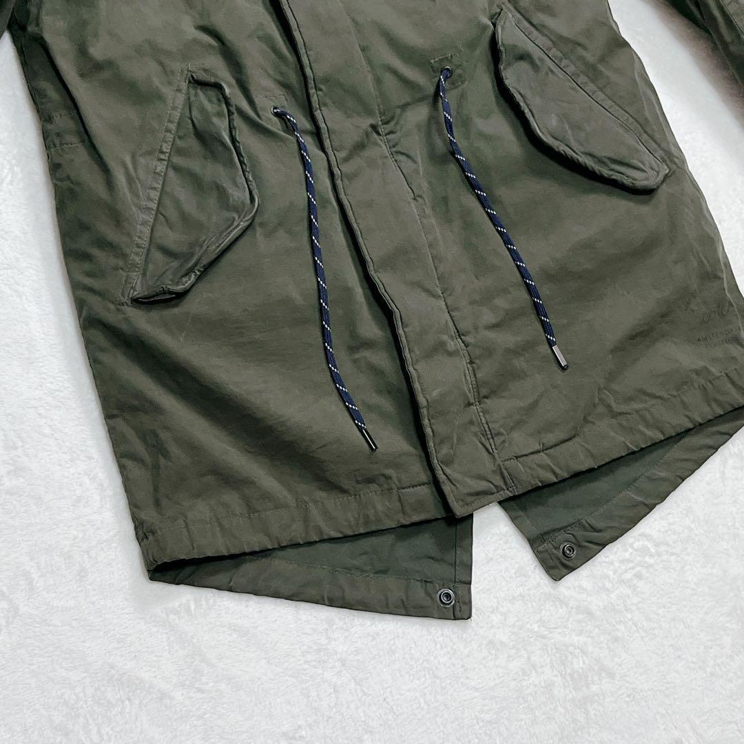 『スコッチ＆ソーダ』PARKA モッズコート 中綿 ダブルジップ ワイヤー