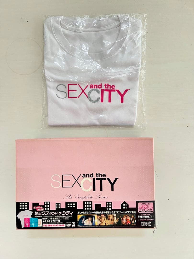 SEX AND THE CITY ドラマ全エピソードDVD 特典Tシャツ付