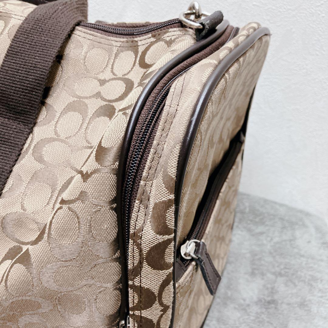 COACHコーチ シグネチャー　ボストンバッグ ショルダーバッグ　トートバッグ