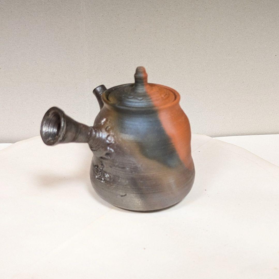 （N9−12）【窯変工芸作品】三度焼成の奇跡 急須 常滑 茶道具 作家物 一点物