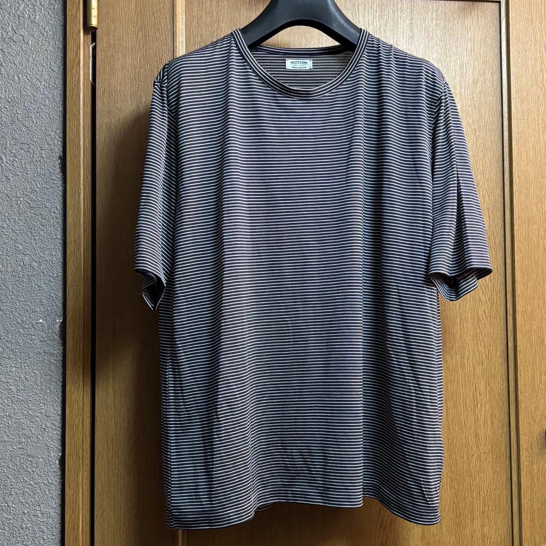 トップス MAATEE&SONS 25ss SILK SLEEVE LOOSE TEE