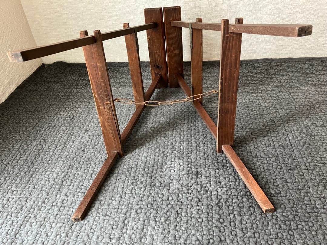 木製脚立　古道具