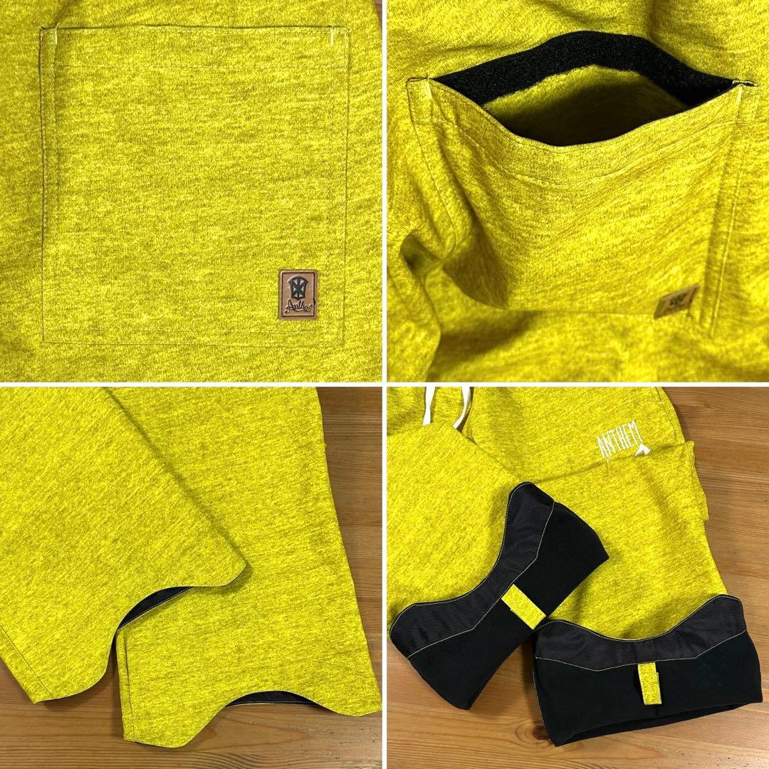 ☆美品☆ ANTHEM 耐水 裏フリース ストレッチ スノボパンツ スノーパンツ