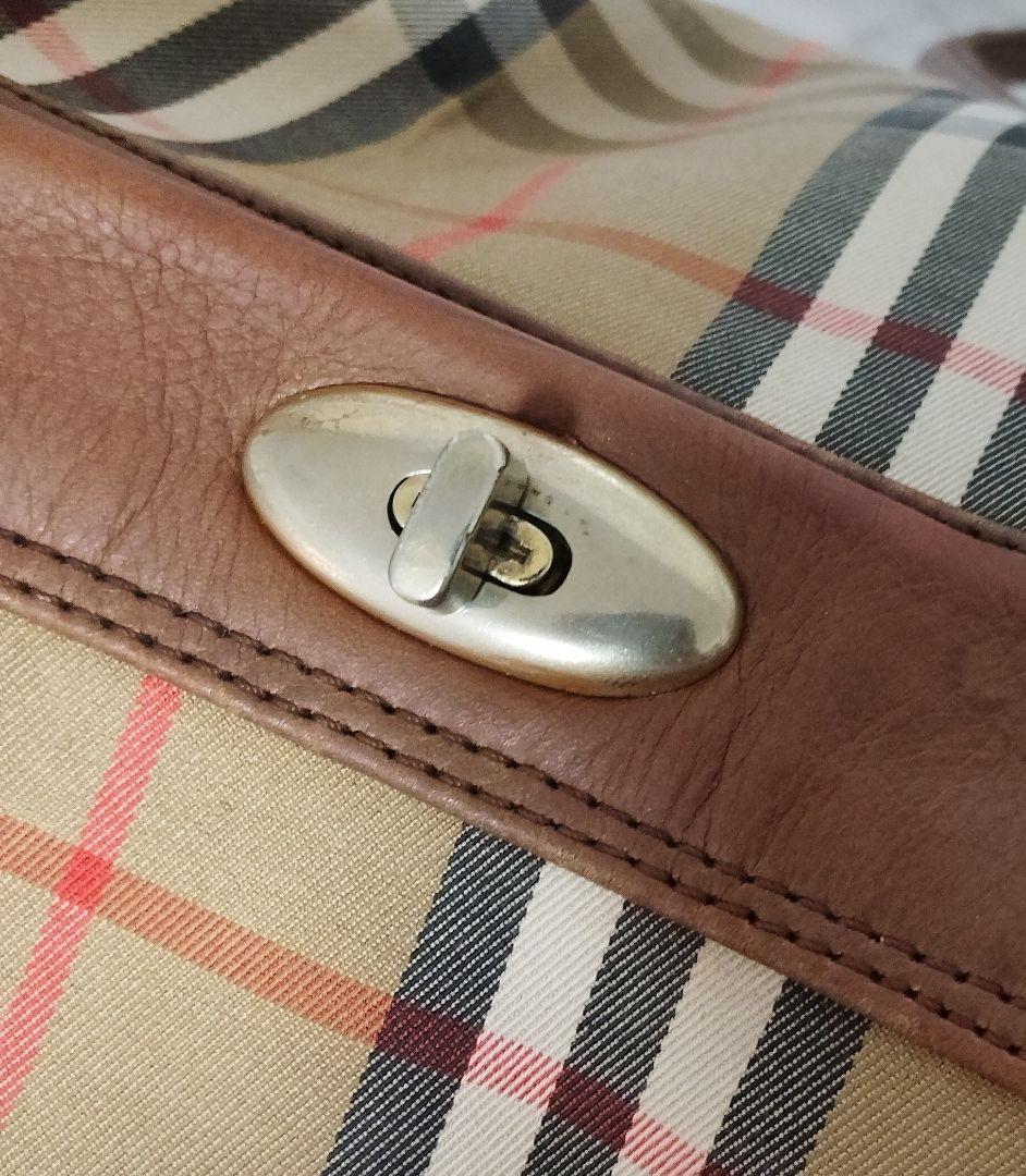 セール❢BURBERRY バーバリー ボストンバッグ ノバチェック 旅行バッグ