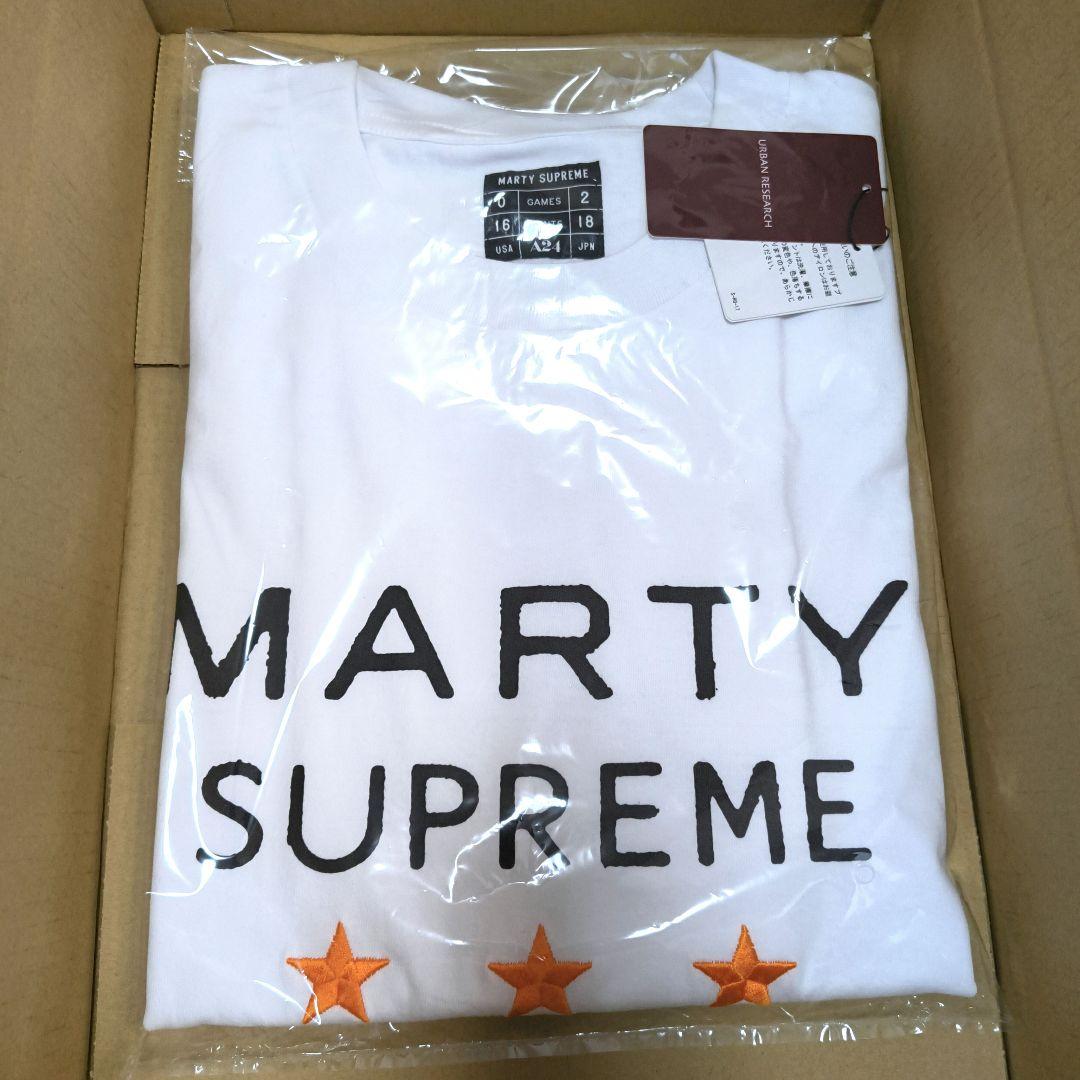 MARTY SUPREME×A24 SOLID 3STAR LOGO Tシャツ