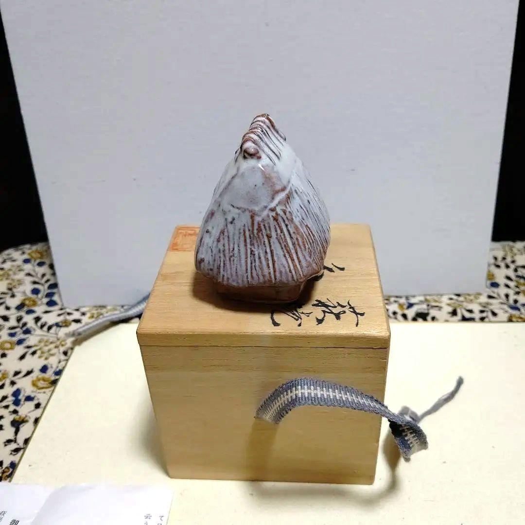 茶道具、香合、苫屋、萩焼、いけ19番