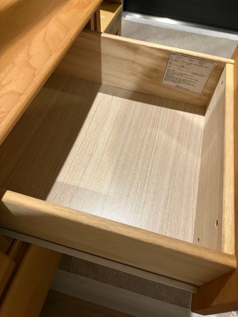 ニトリ ワードローブ クローゼット 衣装収納 (アルナス2 80LBR)