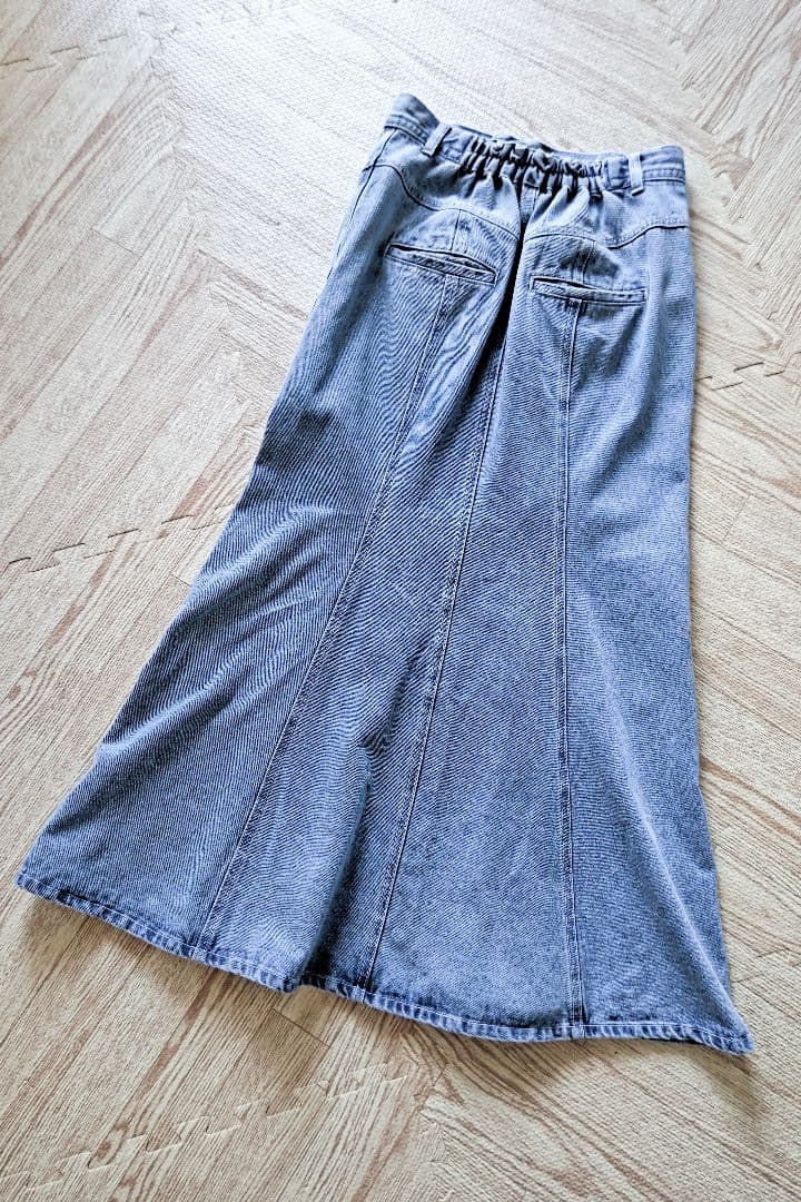 スカート herlipto Mermaid Slit Denim Skirt M