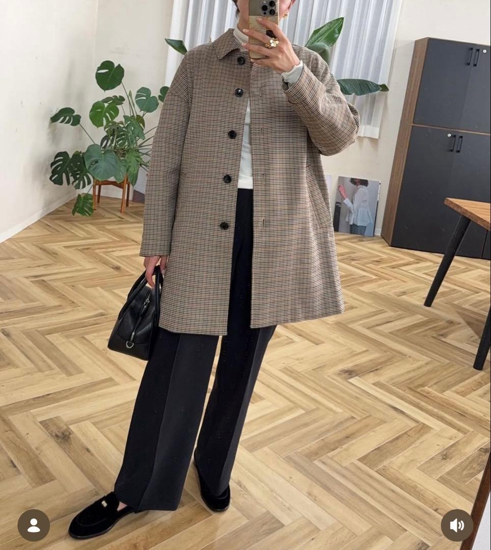 OHGA ohga チェックコート