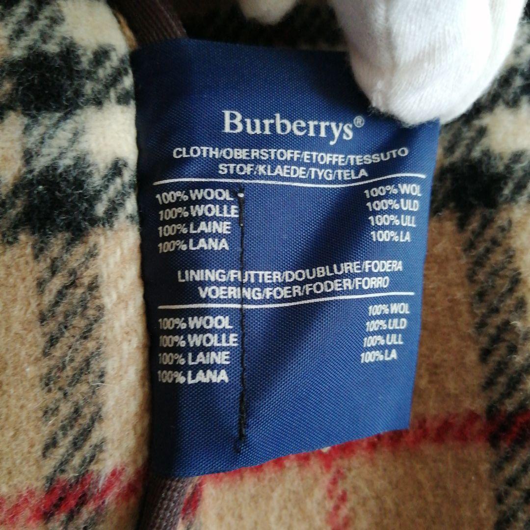 Burberrys ウール100％ ベージュ ダッフルコート ノバチェック