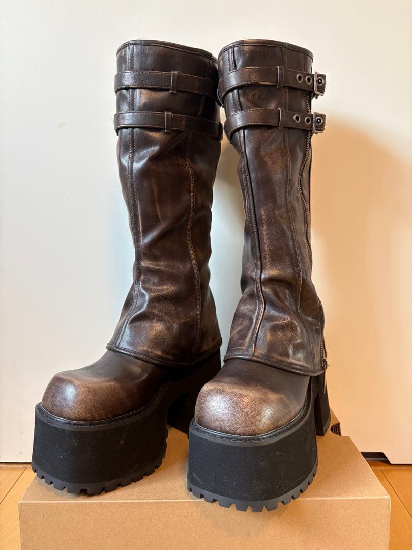 SLY CHUNK SOLE COVOERDブーツ|ロングブーツY2K