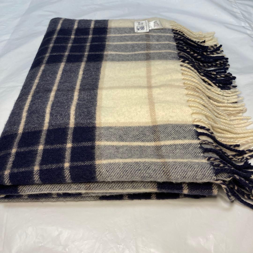 ジョンストンズ カシミヤ100％ 大判ストール チェック ノックモア 国内正規品
