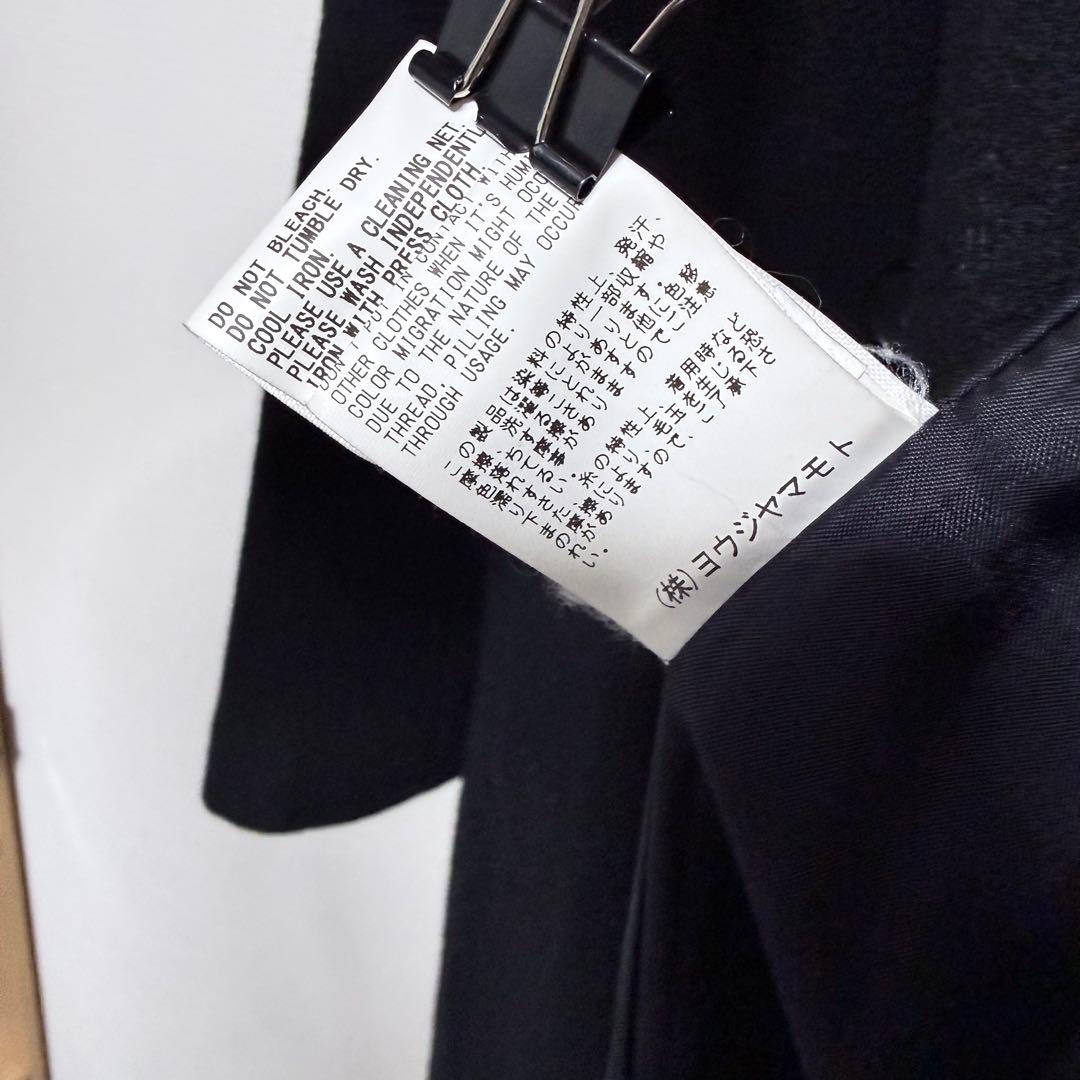 yohji yamamoto LIMIfeu リミフゥ ウールコート 黒