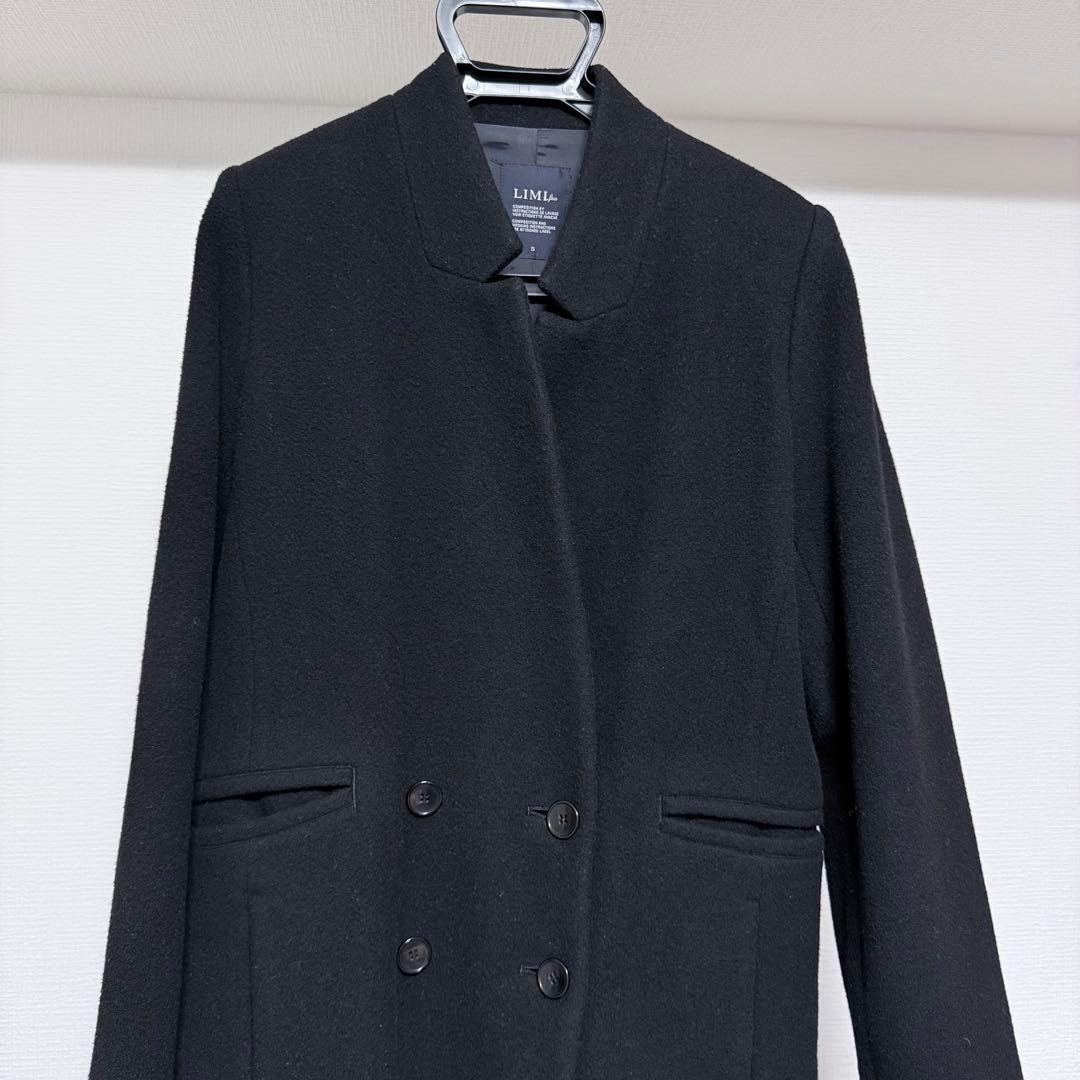 yohji yamamoto LIMIfeu リミフゥ ウールコート 黒