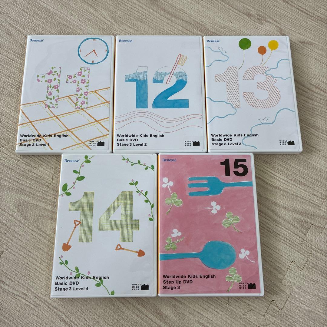 Worldwide kids English DVD stage1-6全30枚