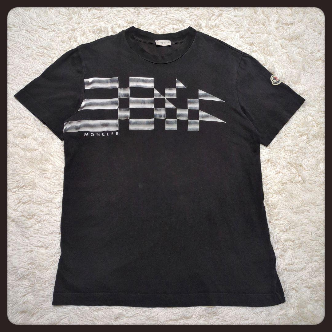 【入手困難】モンクレール☆Tシャツ ワッペン サーキットフラッグ ラバープリント
