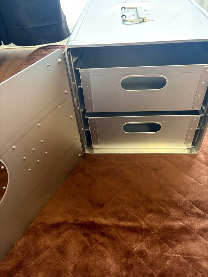 FIELDOOR アルミ ギャレーボックス 28L アルミトレー2個セット