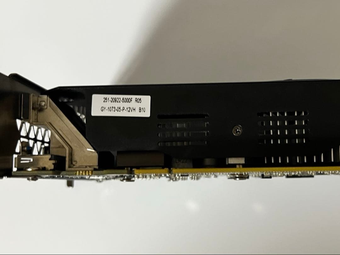 ZOTAC GTX1060(6GB) 動作確認済み