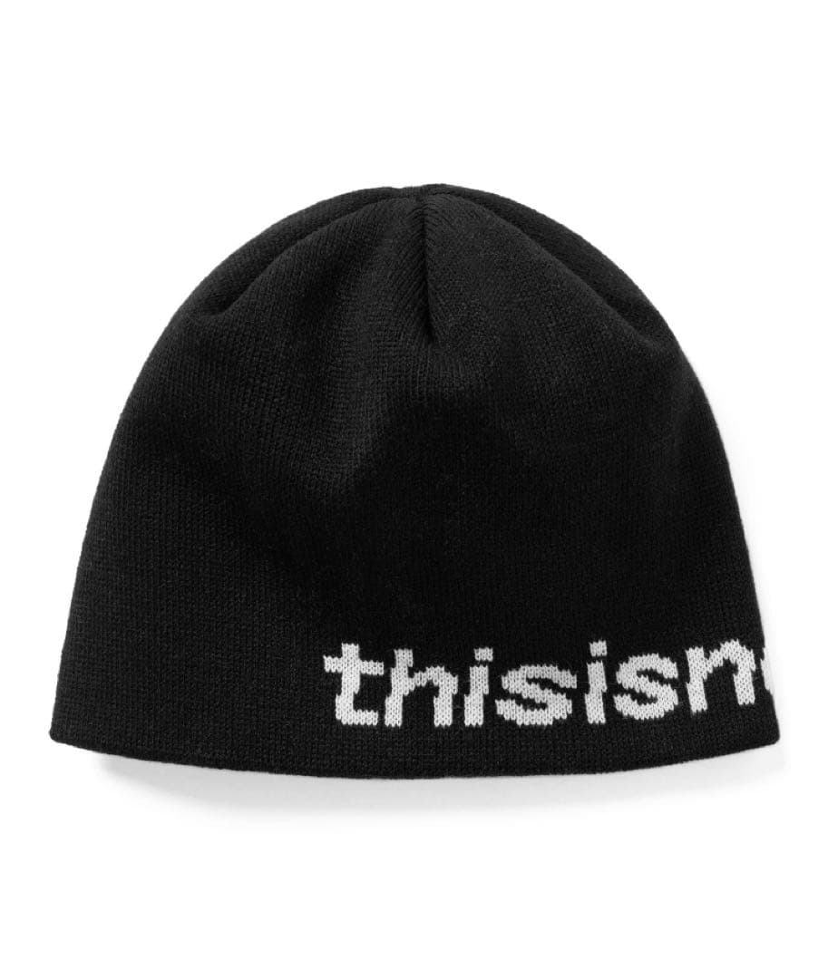 thisisneverthat ブラック ニット帽 T07 新品