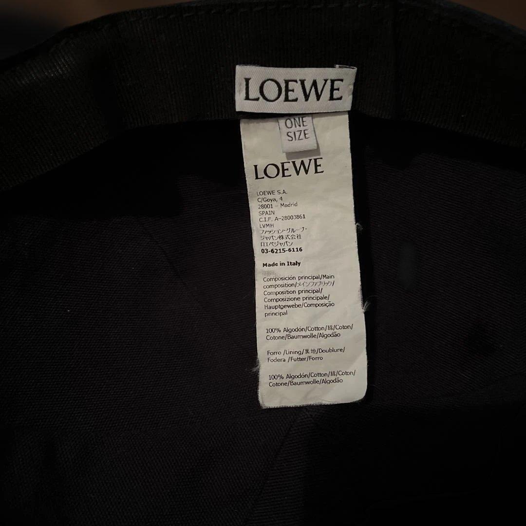 LOEWE ロエベ ベースボールコットンキャンバスキャップ