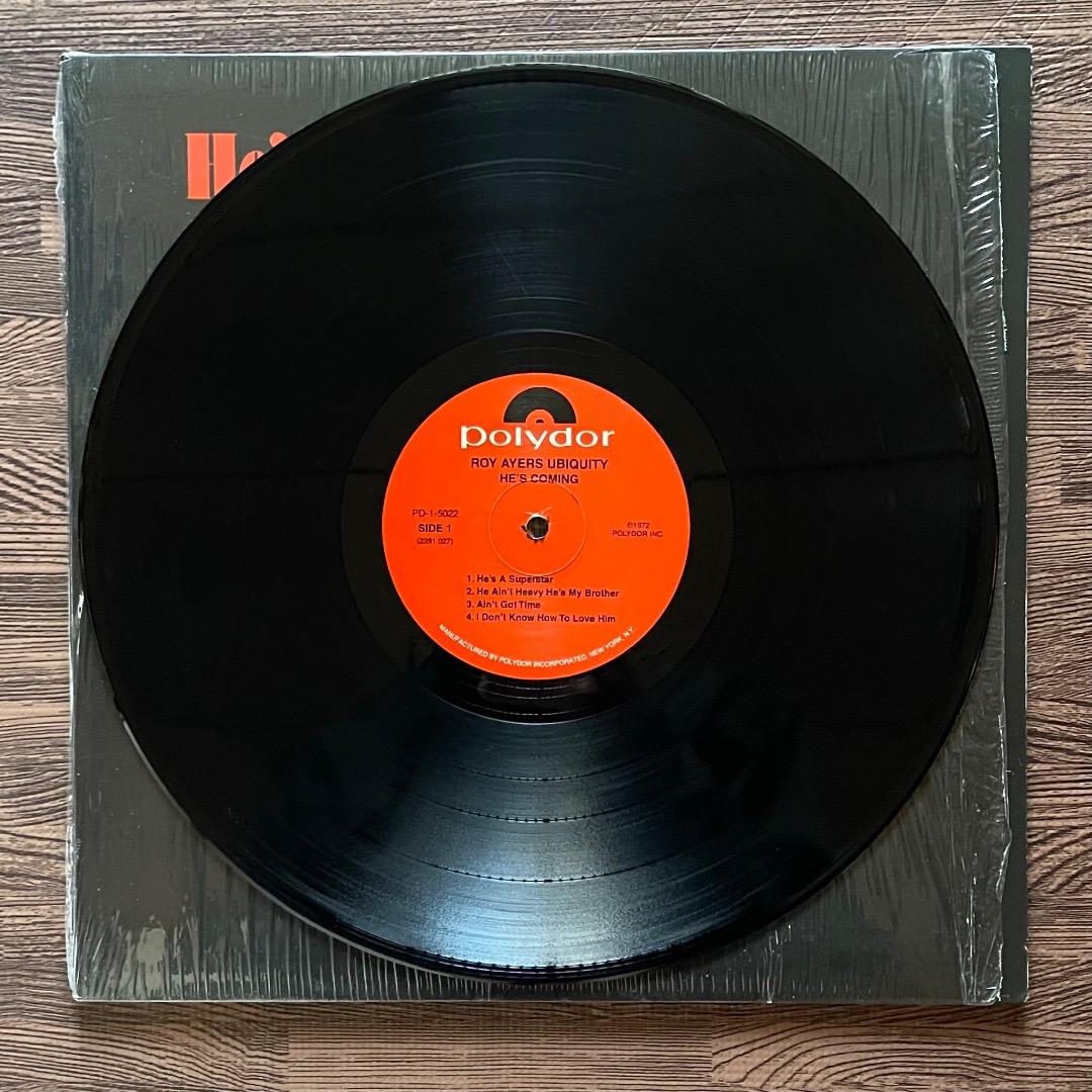 Roy Ayers Ubiquity – He's Coming レコード　LP