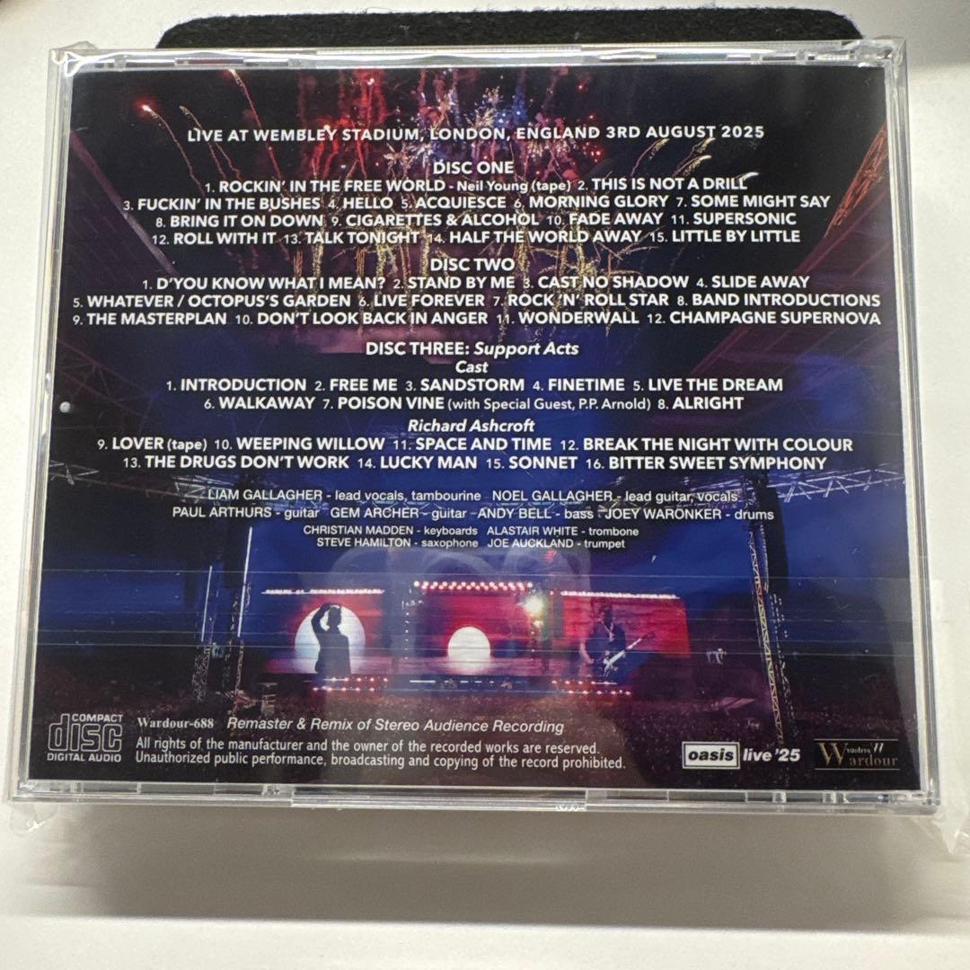 洋楽 Oasis WEMBLEY STADIUM25 FINAL NIGHT
