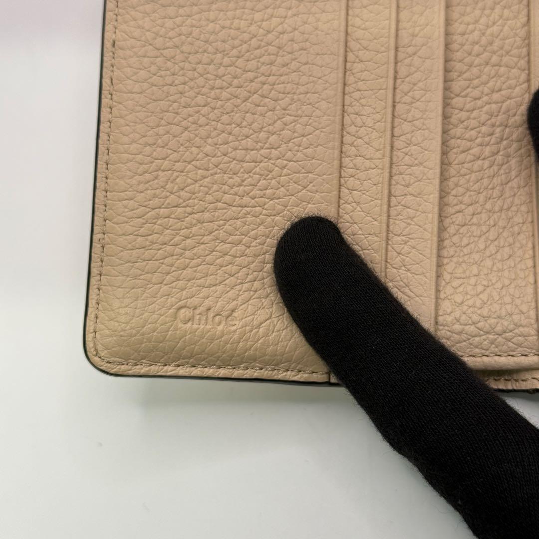 Chloé 三つ折り財布 ベージュ【2】¨̮⃝