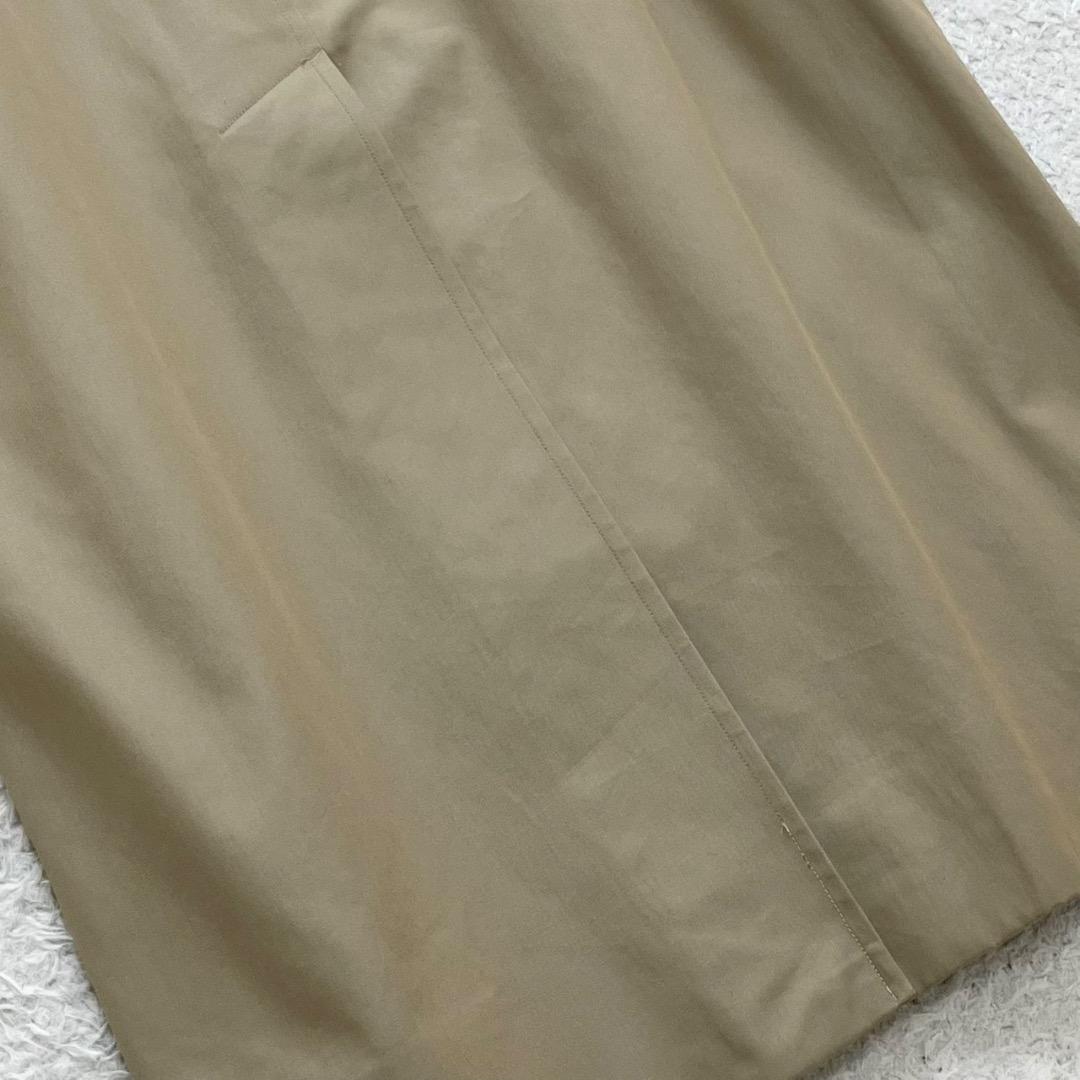 バーバリー ステンカラーコート ノバチェック ロング 白タグ ベージュ 11 L