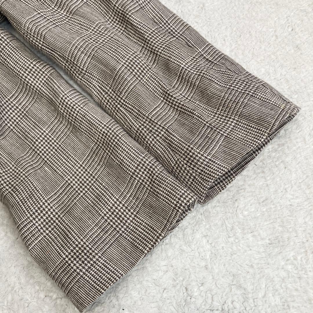 極美品・近年✨ドゥーズィエムクラス　Glen Check coat　リネン100