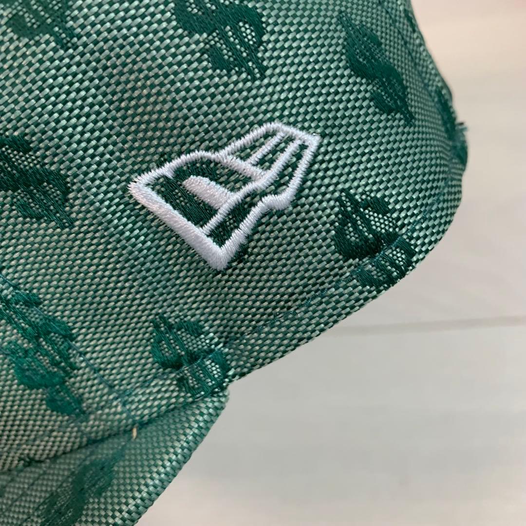 帽子 Supreme Monogram Box Logo NewEra Green
