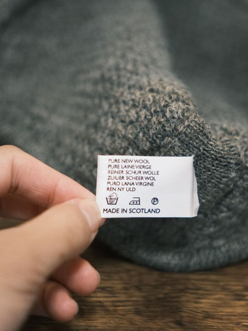 TENDER Co. テンダー ウール ニットキャップ グレー 美品