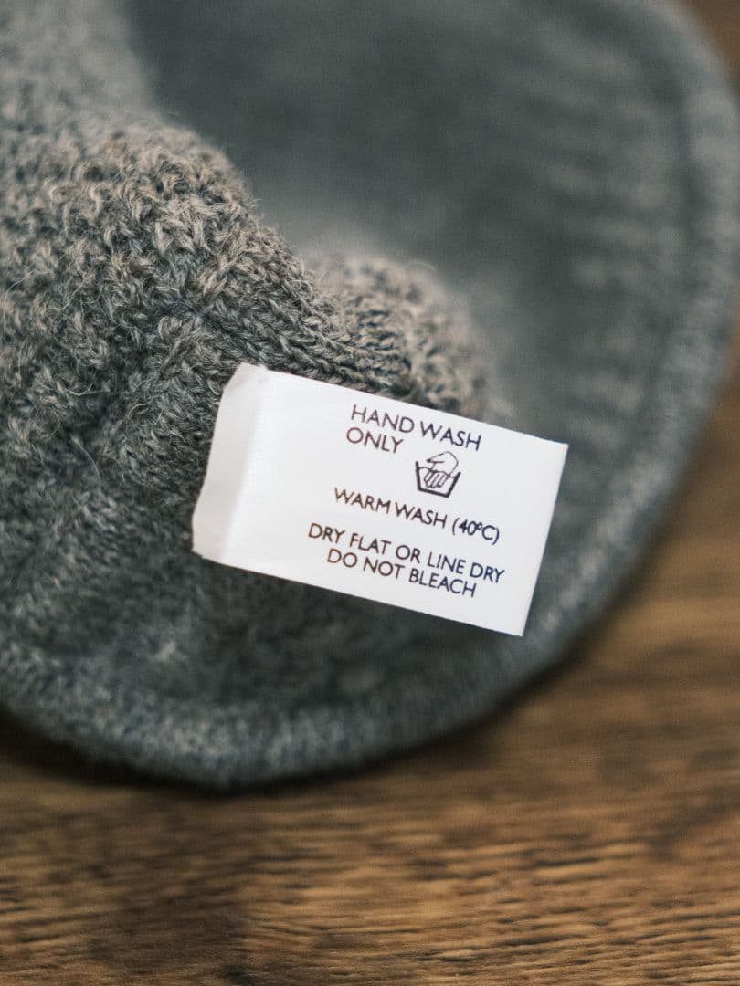 TENDER Co. テンダー ウール ニットキャップ グレー 美品