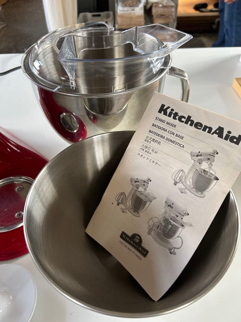 中古　スタンドミキサー KitchenAid 4.8L 9KSM160FGER