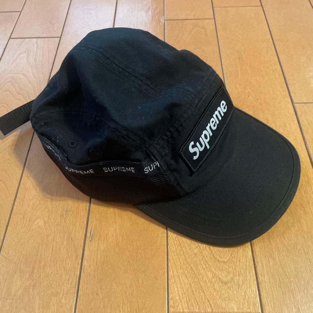 【FK】Supreme ブラックジェットキャップ メッシュ