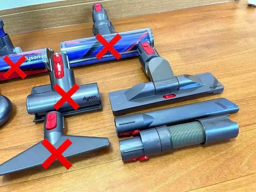 【バッテリー無し】Dyson v8 absolute extra 8点セット