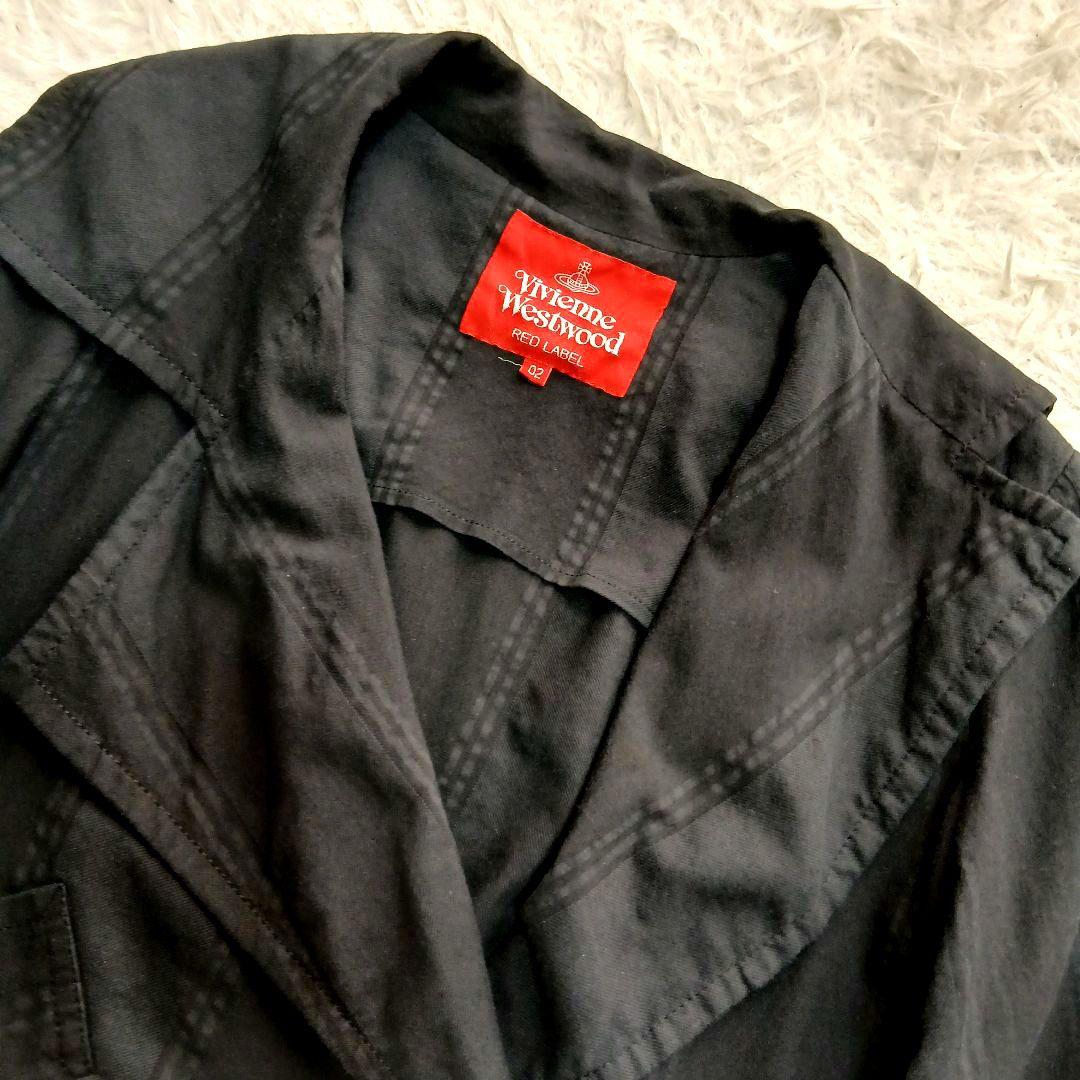 【Vivienne Westwood】現行タグ　変形　テーラードジャケット　黒