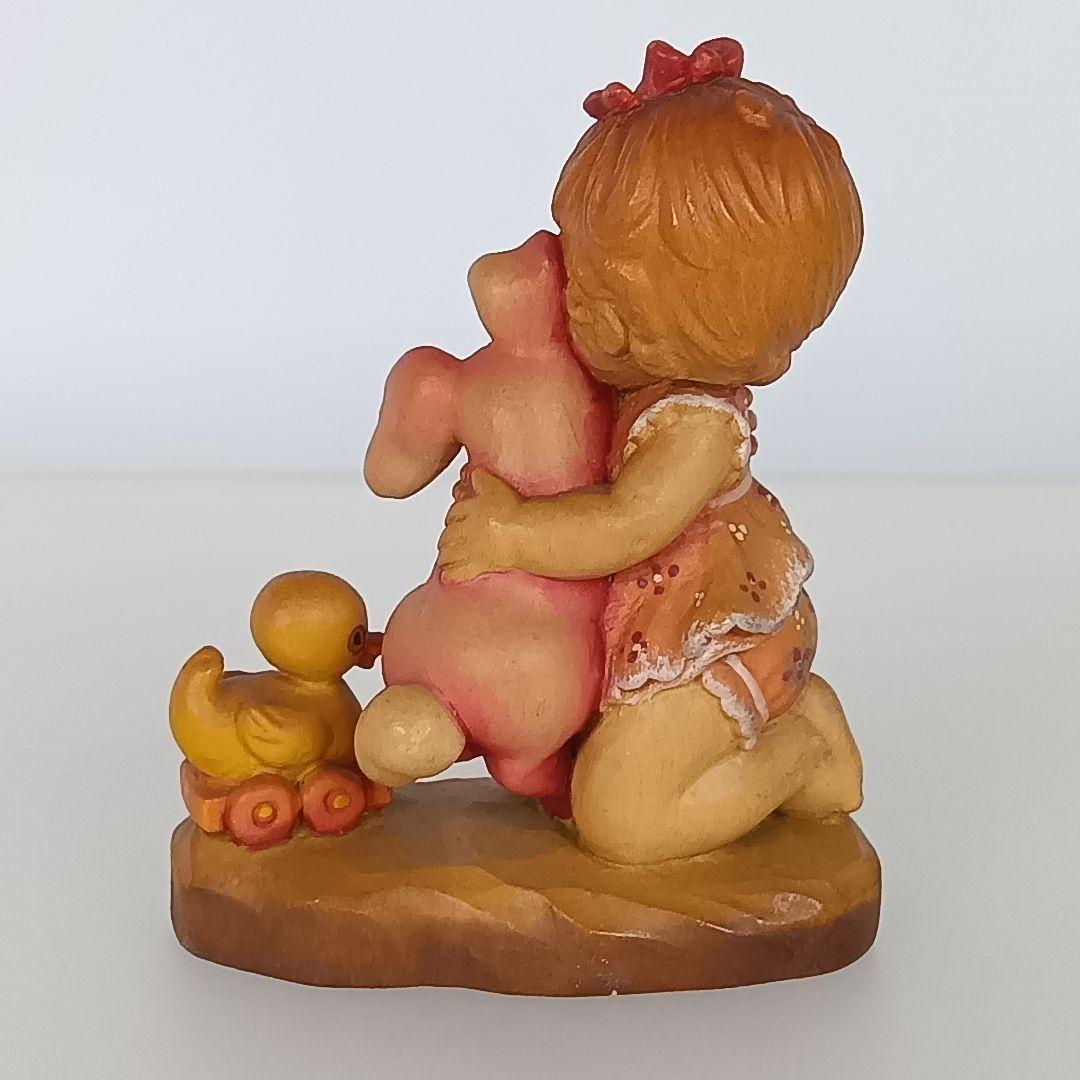 ANRI 木彫り人形 サラケイ サイン入り 613/4000 限定品