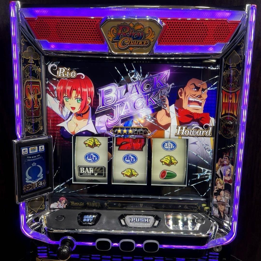 スマスロ「スーパーブラックジャック」 送料無料　パチスロ実機