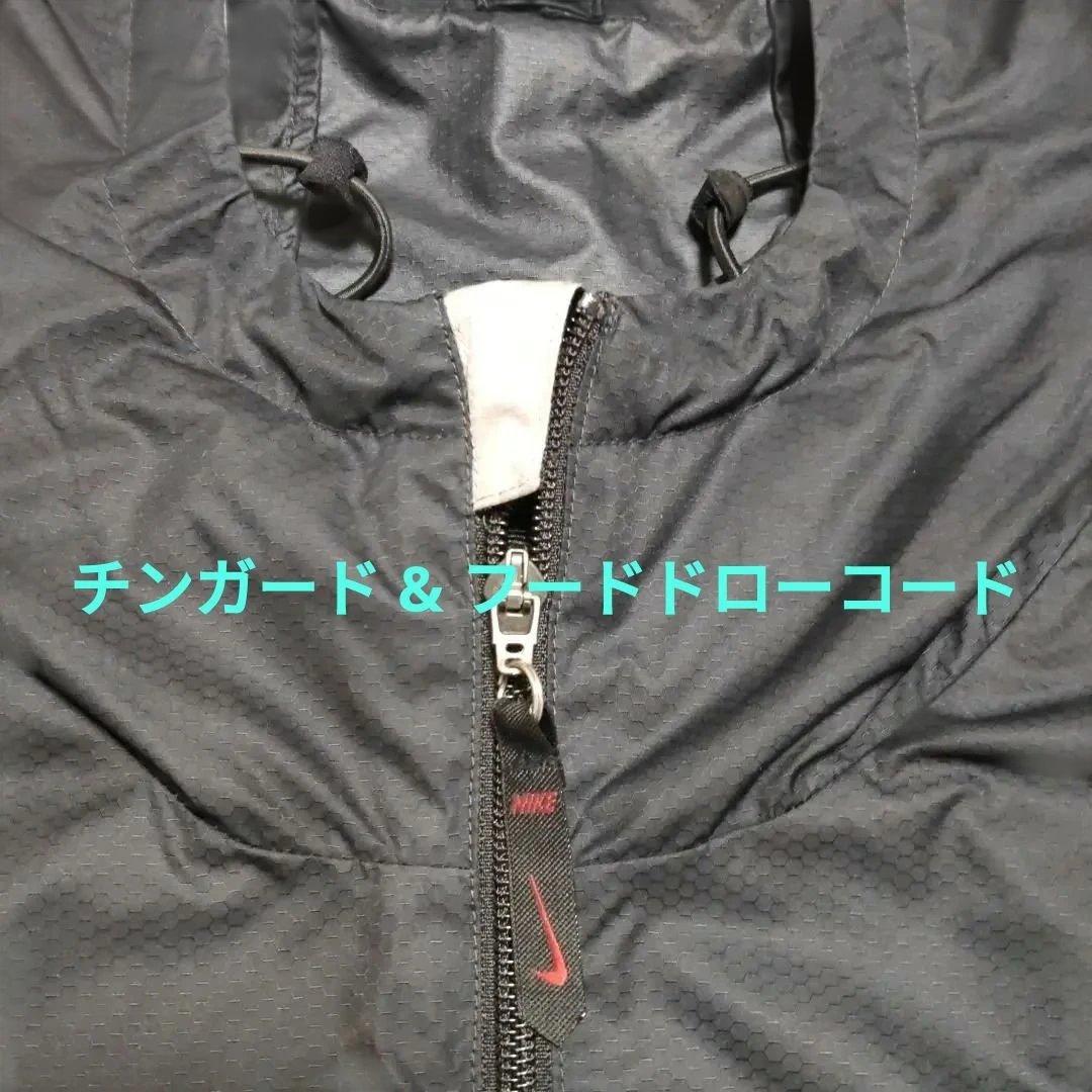 ナイキ NIKE ウインドブレーカー 上下 セットアップ　フード付き　黒【XL】
