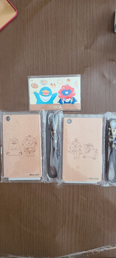 大阪・関西万博 JR西日本コラボ 木製 パスケース　万博　icoca