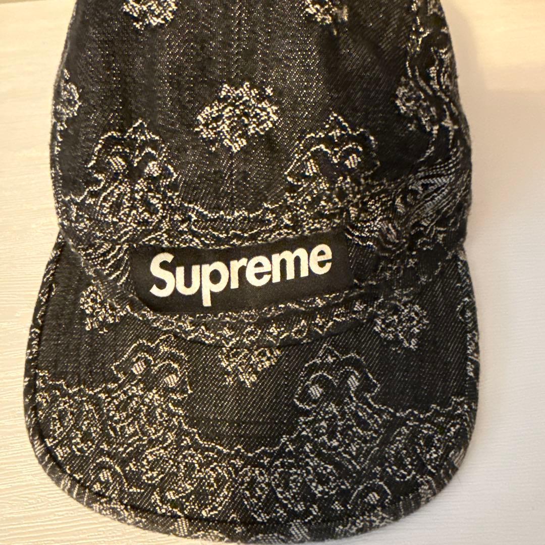 Supreme シュプリーム バンダナ ジャカード キャンプ キャップ