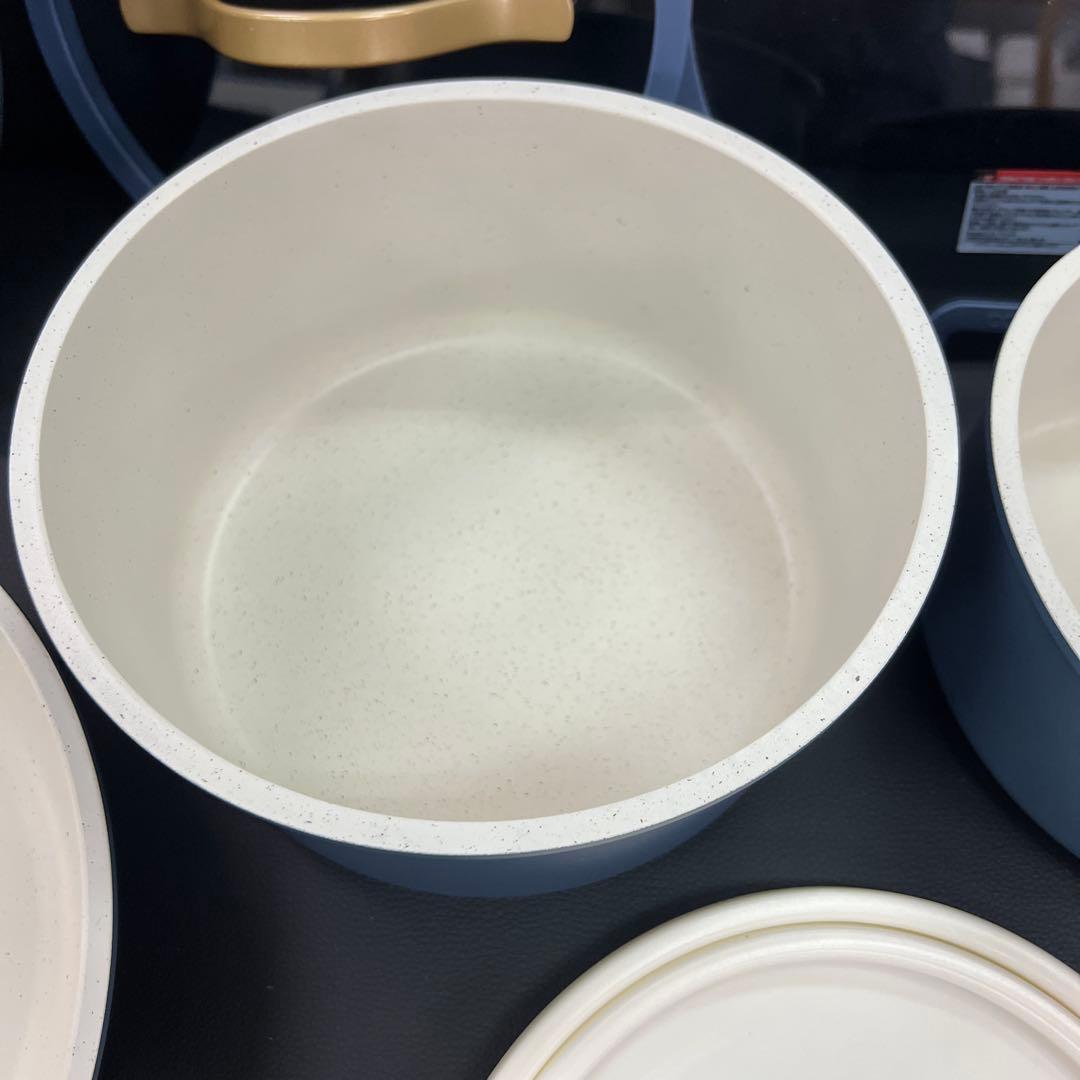 ★新品未使用★送料込★お買得★カローテフライパン9点セットコバルトブルー新生活に