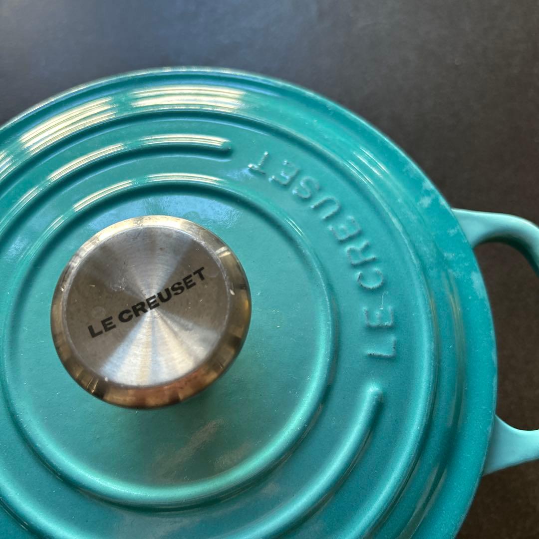 m*o様 LE CREUSET ターコイズ 両手鍋 18cm