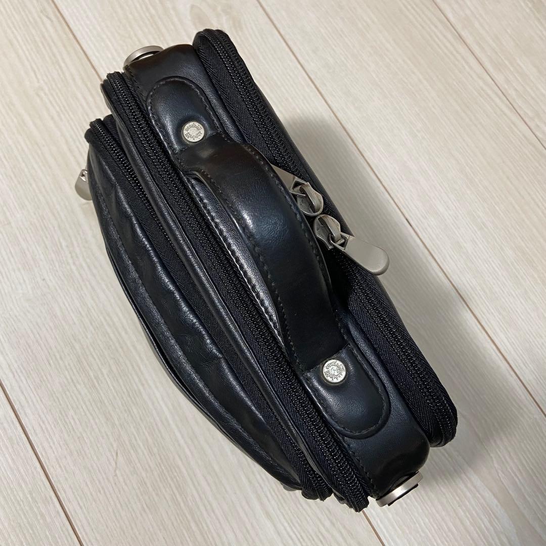 dm57 Samsonite ツーリスト2way レザー ショルダーバッグ
