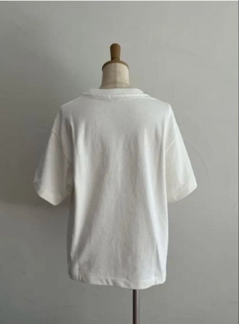 新品未使用 JULYNINE SPLENDORE 白Tシャツ シルバー